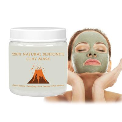 China Natural Indian Healing Bentonite Deep Pore Facial Cleansing Clay Mask Customized By Pore Remover And Body Calcium 00% for sale