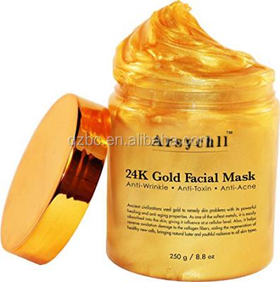 China Anti-wrinkle OEM 24k gold pure collagen best selling crystal facial mask for face care for sale