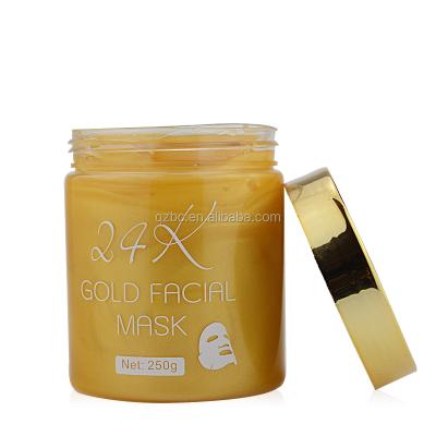 China Anti-Wrinkle Private Label Collagen Crystal Pure 24k Gold Facial Mask For Face Care for sale