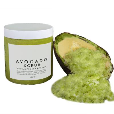 China Exfoliator OEM ODM Lighting And Avocado Anti Aging 100% Natural Body Scrub TO SCRUB Private Label for sale