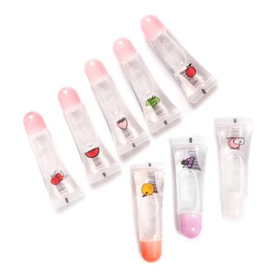 China Hot Selling Private Label Lip Gloss Waterproof Gel Lip Nourishing Jelly Peach Natural Cute Lip Gloss Lip Gloss Gel For Moisturizing for sale