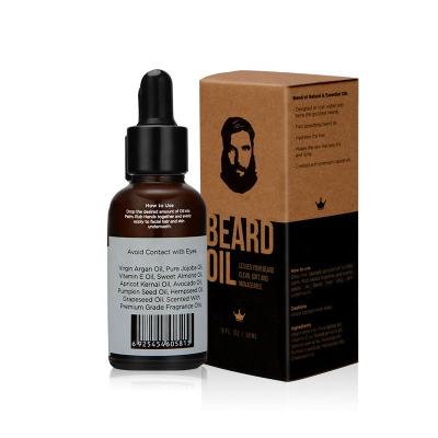 China High Quality 100% Natural Beard Oil Beard Oil For Hair Straightening And Growth For Men Ready To Ship for sale