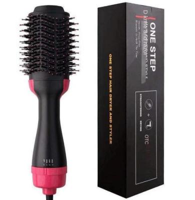 China Multilevel Temperature Control Electric Hot Air Comb Blow Dryer Blow Out Hot Air Comb For Party Hair Styling On Sale for sale