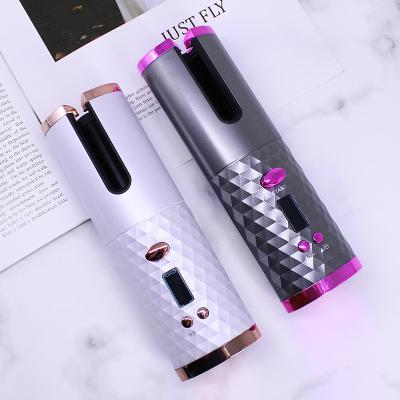 China New Type Household Radio Charging Rod USB Automatic Rotary Curling Electric Portable Hair Curler for sale