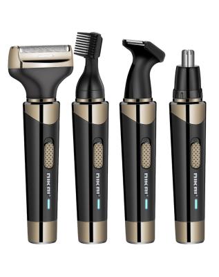 China Multifunctional Nose Hair Trimmer Shaver 4 In 1 Electric Shaver For Men 4 In 1 On Sale 4 In 1 Equips Trimmer And Razor for sale