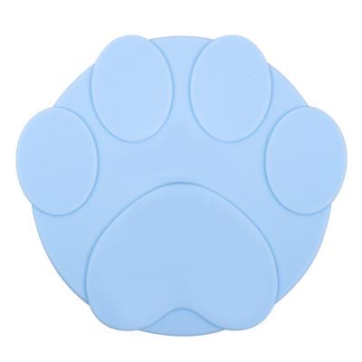 China Wholesale 2023 Factory Automatic 3 in 1 Claw Shape Silicone Dog Cat Cover Canned Lid With Reusable Portable Spoon For Pet Accessories for sale