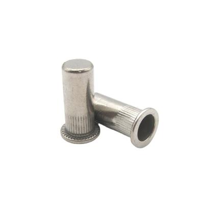 China Pan Din Knurled Carbon Zinc Plated Stainless Steel Aluminum Flat Head Hex Nuts 304 Blind Rivet Nut for sale