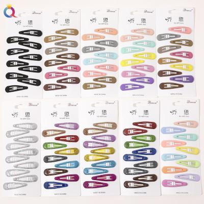 China QIYUE YIWU Factory Wholesale Cute Peep Cute Design Hair Clip For Kids Girls Candy Color Hair Clip Hair Accessories for sale