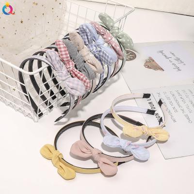 China Wholesale Children's Hair Accessories Peep Princess Headband Qiyue 26colors Princess Cute HairBand For Sweet Cute Little Girl 10pcs Factory Mini MOQ for sale