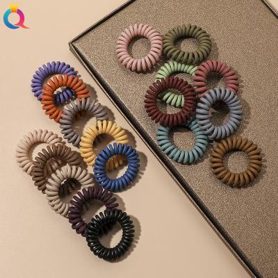 China QIYUE 2021 Style New Arrivals Japan Korean Women's Elastic Hair Bands Elastic Hair Bands Phone Rope Ties Hair Bobbins for sale