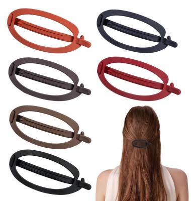 China Plastic Long Thick Hair Tie Hair Holder Women Hair Rack Easy Use Hair Clip for sale