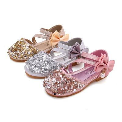 China 2017 Baby Fashion Pearl Rubber Sandals Wholesale Princess Girls Shoes Baby Kids Sandals for sale