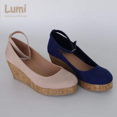 China Latest OEM ODM Factory Platform Comfortable Ladies Shoes Comfortable Wedge Shoes For Women for sale