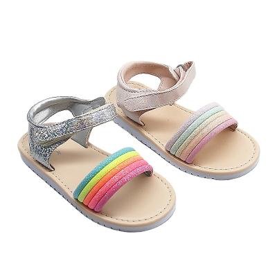 China Lovely Summer Flat Hot Sales Children Sandals Flat Shoes For Children for sale