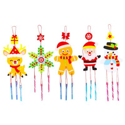 China New non-woven fabric Christmas non-woven fabric wind rings non-woven handmade creativity of decorative pendant ornaments children for sale