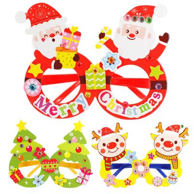 China Creative making of glass paper kindergarten cartoon Christmas wholesale children's toy handcraftDIYMaterial for sale