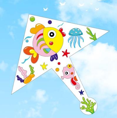 China Weifang Nylon Kites Factory Custom Hot Sale Kids Fighter Kites Kite Surfer for sale