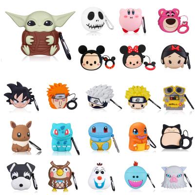 China Hot Selling Cute Airpod Case Silicone 3D Airpod Case Gemfits New Style Silicone Cute Airpod Case for sale