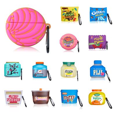 China 3D Sublimation Cute Cartoon Silicone 3D Cute Candy/Food/Drink Case For Sour Patch Kids For Airpods 3/pro Case for sale