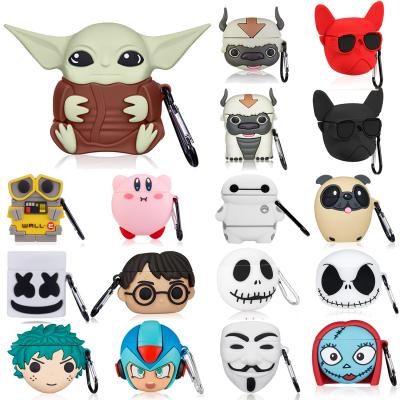 China 2021 Cute Hot Selling 3D Soft Silicone Key Chains Anime My Neighbor Totoro Earphone Cover Cases For Airpods 3 Pro Cover for sale