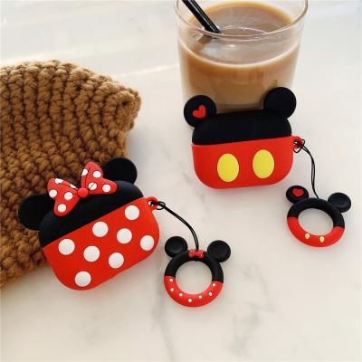 China Cute 3D Silicone Case Cute 3D Case For Airpod 3rd Gen Cartoon Case For Minnie Mickey For Designer Couples Silicone Cases For Airpod 3 for sale