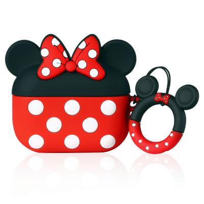 China Wholesale Cute Mickey Minnie Connie Rabbit Earphone Fashion 3D Cartoon Design Cute Silicone 3D Protective Case For Airpod 3 Case for sale