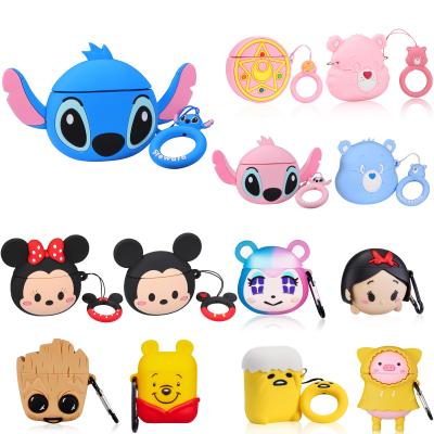 China Cute 3D Silicone Case Gemfits Cartoon Anime For iPhone Airpod 1 2 Charger Case, 3D New Para For Airpod2 Case, Animal Bear Cover For Airpods for sale