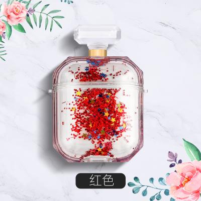 China Cute Factory Wholesale Quicksand Perfume Bottle TPU Earphone Material Anti-fall Protective Shell For Airpods 1/2 Case for sale