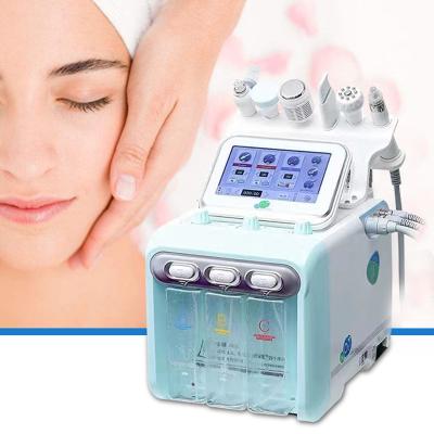 China Professional Exfoliators 6 in 1 Hydro Hydra Dermabrasion Machine Facials Oxygen Peel Aqua Microdermabrasion Machine for sale