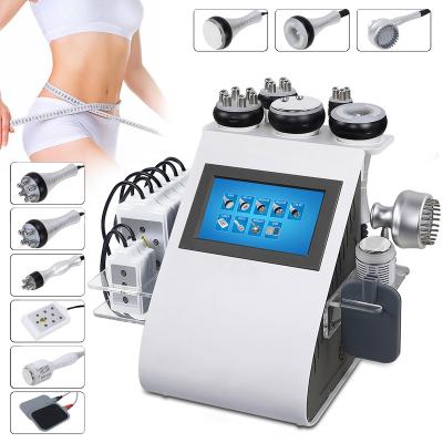 China Aijitech New 9 in 1 40k Ultrasonic Cavitation Machine Radio Frequency Lipo Weight Loss Slimming Machine Vacuum Cavitation System for sale