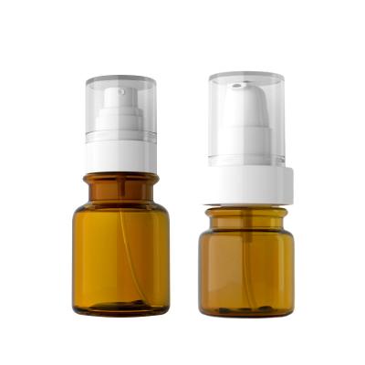 China Suitable for product packaging such as lotion and toner packaging plastic bottle 40ml-120ml essential oil material cosmetic brown thick-walled multi-stage emulsion spray bottle for sale