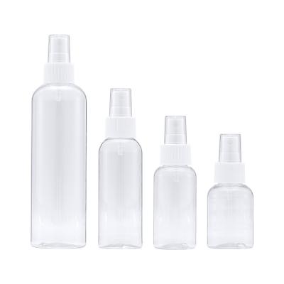 China Cosmetic Spray Bottle 50/75/100/250ml Fine Mist Spray Bottle Toner Press Sub-pack Clear Bottle Lotion Spray Bottle for sale