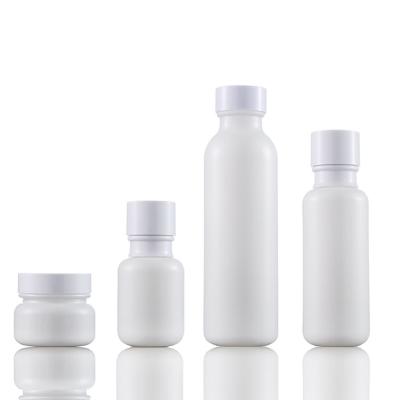 China Non-slip and wear-resistant 50ML stain lotion bottle 50g cream bottle makeup water glass skin care cosmetic set bottle customizable for sale