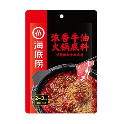 China Hot Pot Sichuan Pot Soup Base Food Butter Haidilao Spicy Spicy Seasoning Hot Bottom for sale