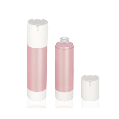 China 50ml Vacuum Pump Serum Lotion Supplier Factory Factory Airless Bottle Pink Transparent Empty Liquid Cream Bottle Eco-Friendly Eco-Friendly for sale