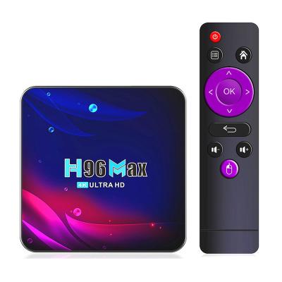 China 30f/s or lower H96 MAX V11 Smart TV Box Android 11 4GB RAM 64GB Rockchip RK3318 Support 1080p 4K Google Play Store Youtube H96MAX Media Player for sale