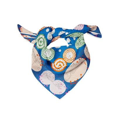 China Multifunctional Square Fancy Hijab Scarf Wholesale Fashion Printed Circle Square Scarf for sale