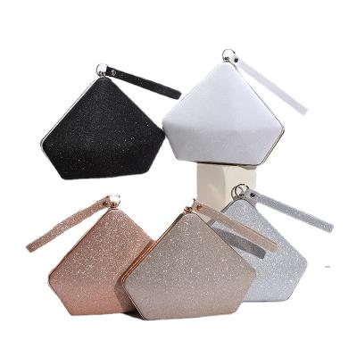 China Geometric Bag Fashion French Evening Clutch Ladies New Fashion Handbag Shoulder Bag Thoughtful Sequin Party Wedding Cosmetic Bag for sale