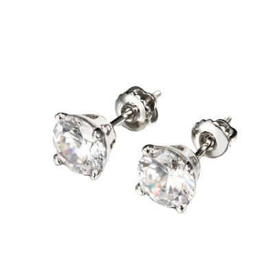 China JASEN FASHION JEWELRY bling simple stone earrings zirconia stud earrings for sale