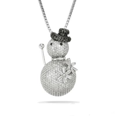 China Fashion Hiphop New Hip Hop Trend 2021 Iced Snowman Necessary Pendant By Pendants for sale