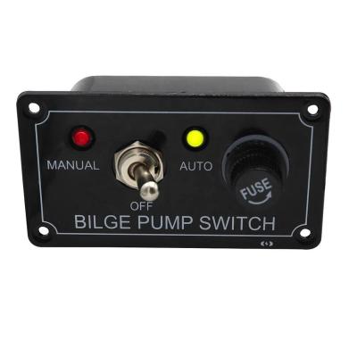 China Marine Boat Amomd 1Set of Bilge Pump Switch Panel Marine 12V Three Way Inverter Panel for RV Car for sale