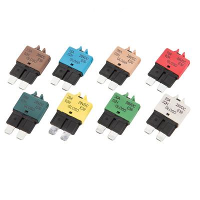 China UL-Rated Thermoplastic Adjustable 5 Blade 94V0 7.5 10 15 20 25 30 Amp Fuse Automatic Circuit Breaker for sale