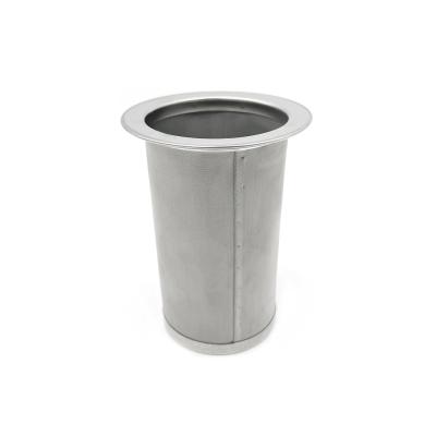 China Viable Manufacturer 304 Wasahble Stainless Steel Micron Mesh Mason Filter Cold Brew Coffee Mason Filter for sale