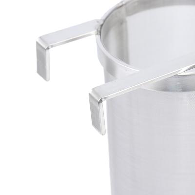 China Pro Micron Mesh Beer Filter Cartridge Eco-friendly Hopper Dry Filter Beer Maker Stainless Steel Hop Sieve for sale