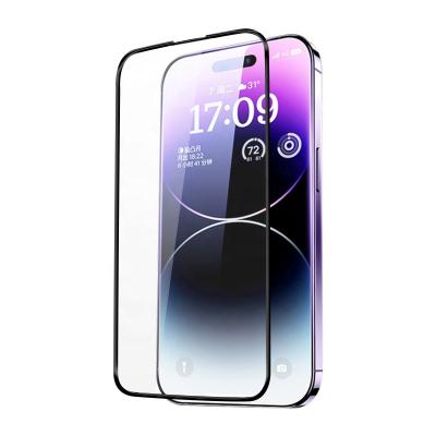 China Anti-fingerprint; Anti-scratch; Sheer ultra-thin top; 2023 Super High Definition 3D Tempered Glass 9H Hardness Clear Full Coverage HD Anti-broken Screen Protector For iPhone 14 Pro Max for sale