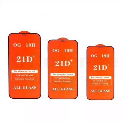 China For Iphone High Quality Full Page Glass Protector 21D Screen Protector For xiaomi Tecno Infinix Smart 5 for sale