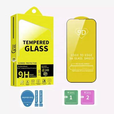 China For Iphone Protector China Factory Full Screen 9D Glass Mica For Iphone 11 Samsung for sale