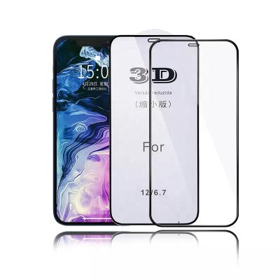 China Full Glue 3d Tempered Glass Screen Protector 2.5d 9h Tempered Glass Screen Glass Mobile Screen Protector For Iphone 11 12 13 pro X Max Xs 8p for sale