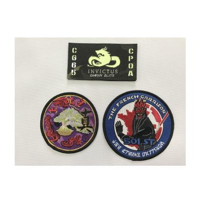 China 100% Sustainable Polyester Custom Embroidered Patches Wholesale Garments Shaped Embroidery Quilting Patch for sale