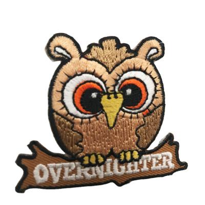 China Viable Factory Price Custom Design Embroidery Patches Iron On Embroidered Badges For Apparel for sale